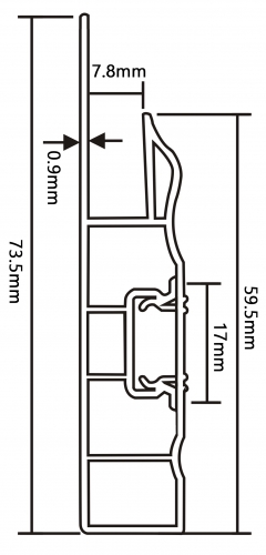Accessory of  Wall Panel PNL-P72-B