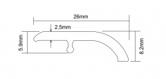 Surface Printed PVC Reducer BYG-26
