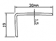 pvc flooring profile ML30