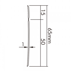 PVC Soft Skirting Board  S65-A