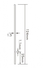 PVC Soft Skirting Board  S124-A