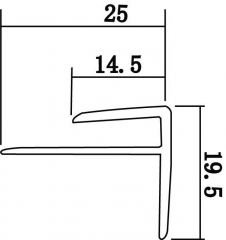 Surface Printed PVC Flooring Profile YL4