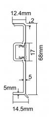 PVC P68-B Skirting Board