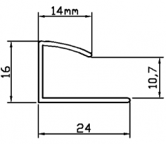pvc flooring profile MC12