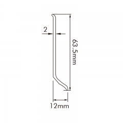 PVC Soft Skirting Board   S63-F